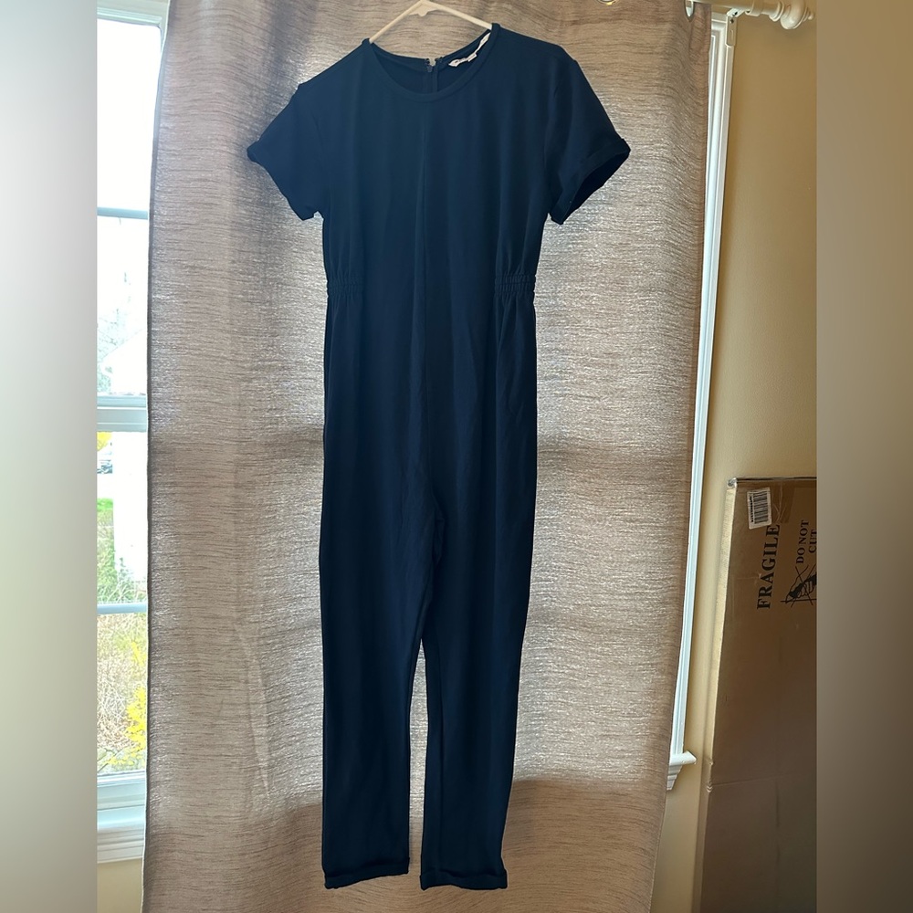 Navy Maternity Jumpsuit, size S - The Nines by Hatch.